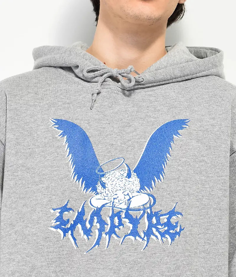 Empyre Angel Tears Grey Hoodie