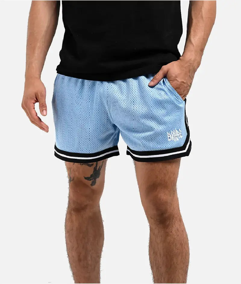 Empyre Bounce Blue Mesh Shorts