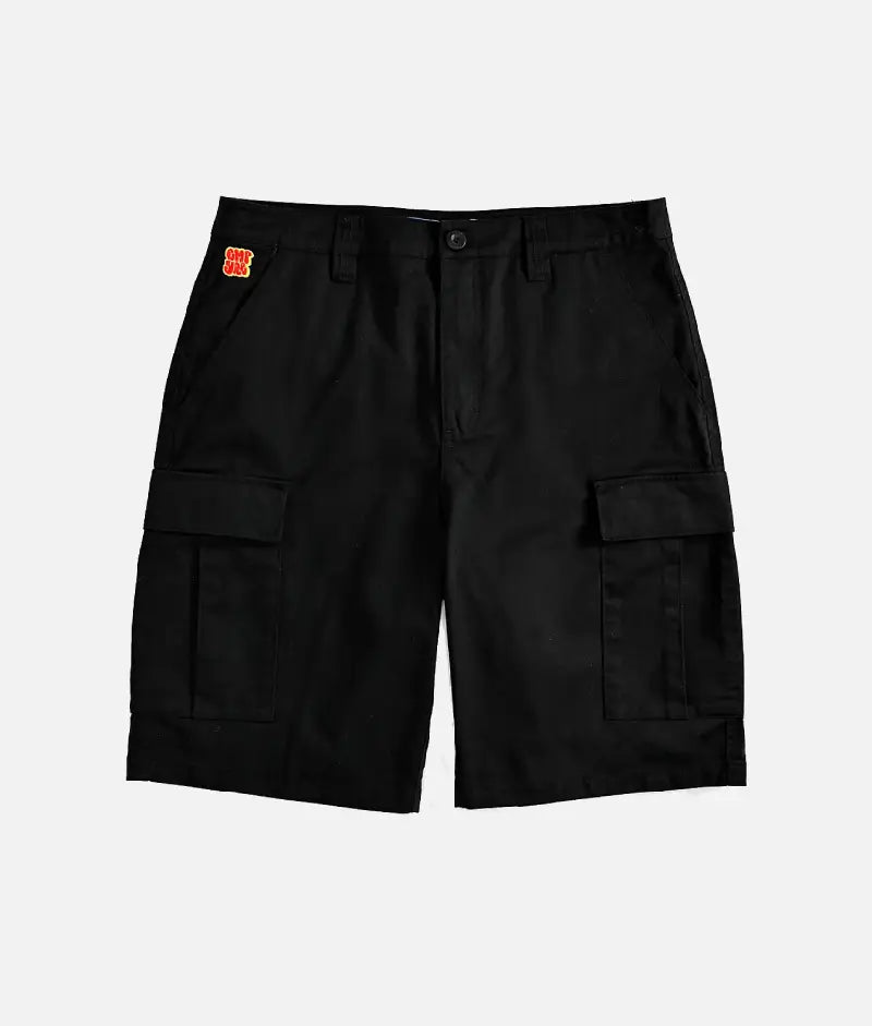 Empyre Cargo Loose Fit Black Skate Shorts (2)