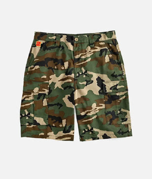 Empyre Cargo Loose Fit Camo Skate Shorts (2)