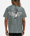 Empyre Eagle Glen Green & Black Striped Shirt (2)