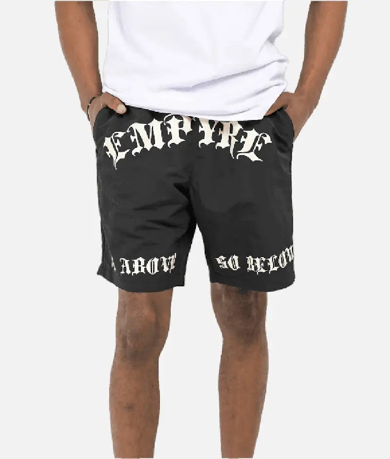 Empyre Edges Black Shorts