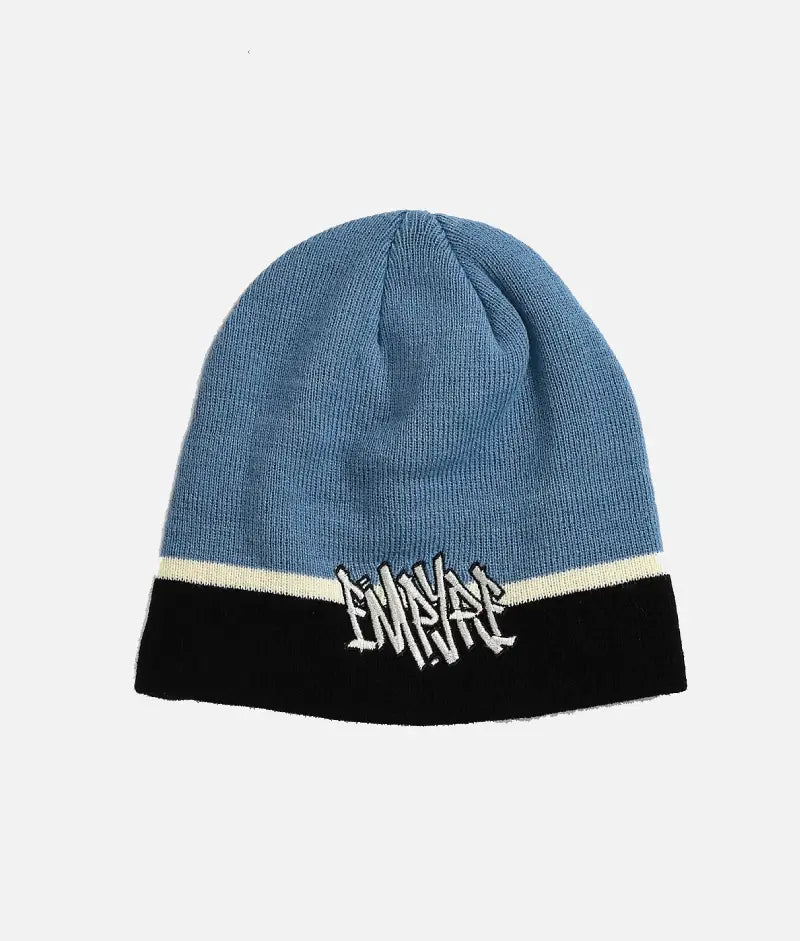 Empyre Fader Skully Blue & Black Beanie (2)