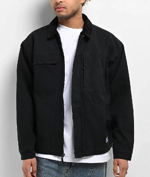 Empyre Grind Chore Black Canvas Jacket (1)