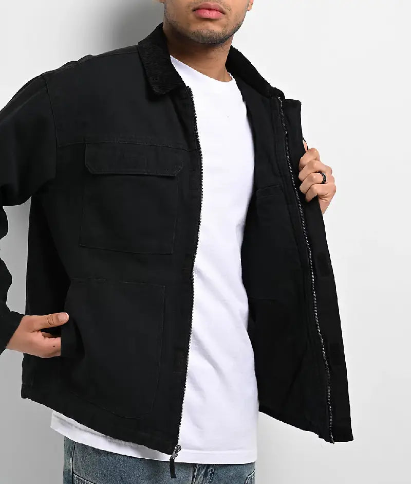 Empyre Grind Chore Black Canvas Jacket