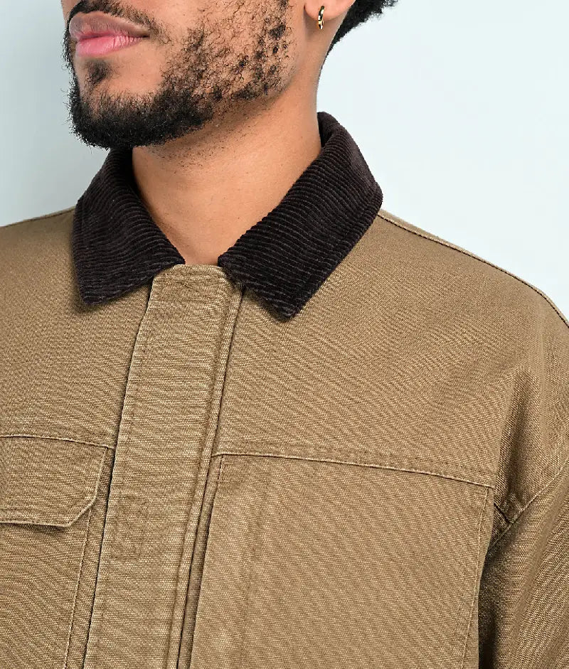 Empyre Grind Chore Tan Canvas Jacket