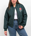 Empyre Laila Ponderosa Green Bomber Jacket (1)