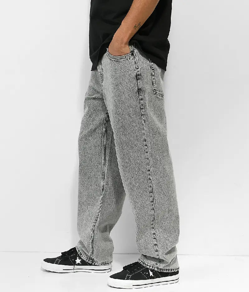 Empyre Loose Fit Scramble Grey Skate Jeans