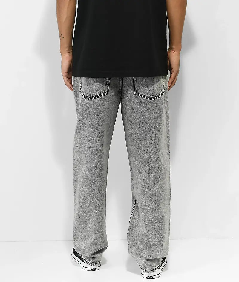 Empyre Loose Fit Scramble Grey Skate Jeans