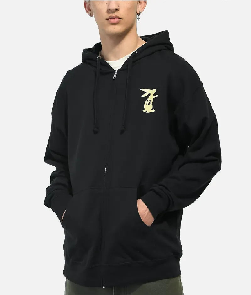 Empyre Lucky Day Black Zip Hoodie