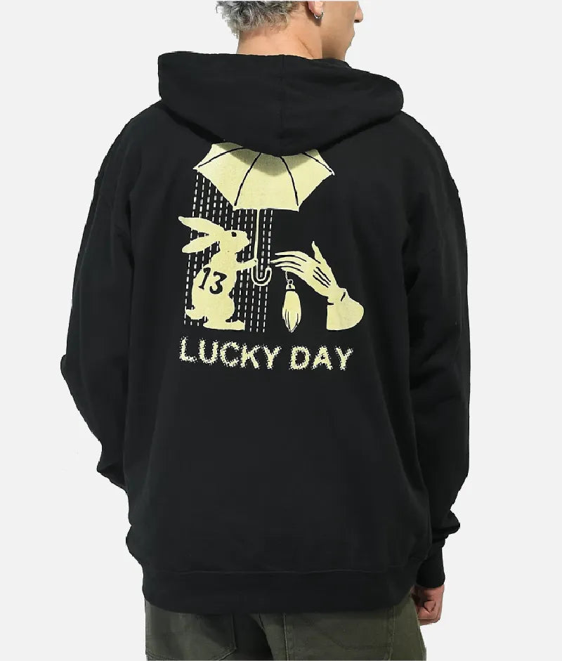 Empyre Lucky Day Black Zip Hoodie (2)