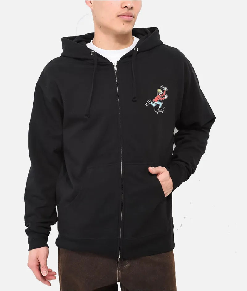 Empyre Push Skate Black Zip Hoodie