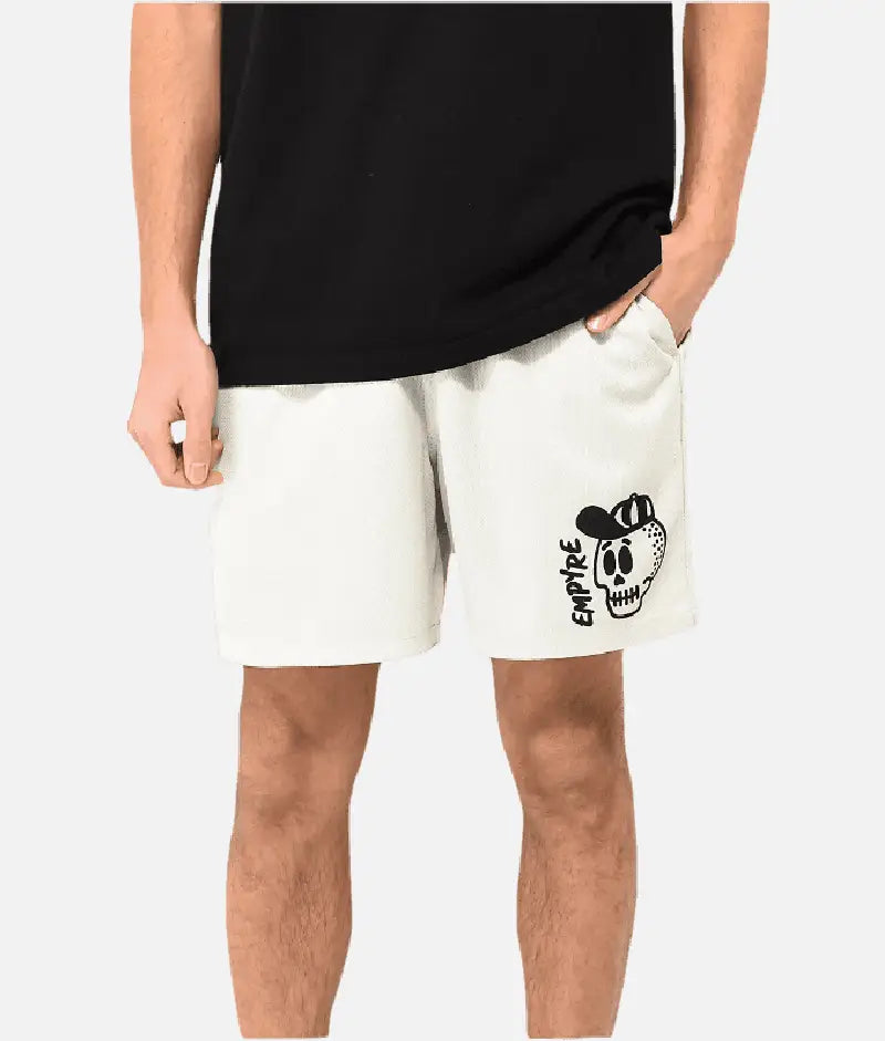 Empyre Ready Off White Mesh Shorts