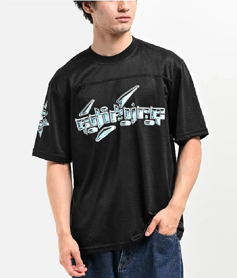 Empyre Shatter Black Mesh Football Jersey (1)