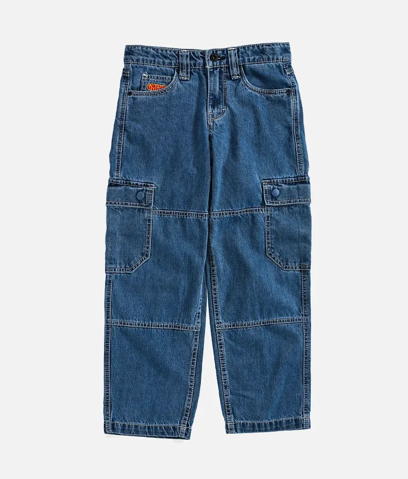 Empyre Skate Blue Cargo Denim Jeans (2)