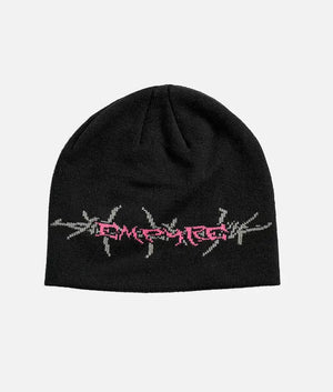 Empyre Skully Barbed Black Beanie (2)