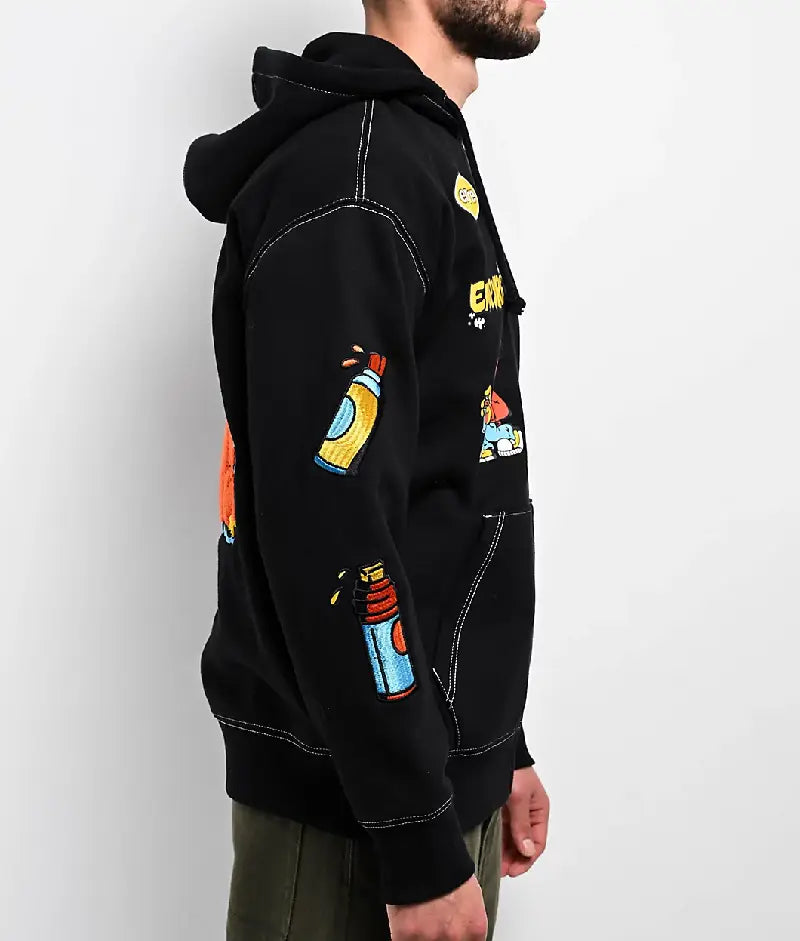 Empyre Tagger Black Zip Hoodie