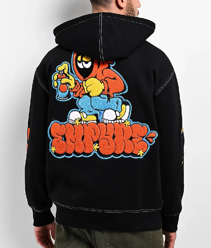 Empyre Tagger Black Zip Hoodie