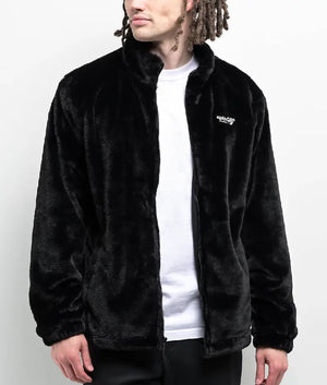 Empyre Talon Black Faux Fur Zip Jacket (1)