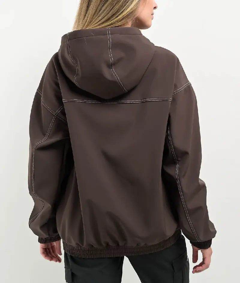 Empyre Topanga Brown Tech Hoodie