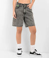 Empyre Tori Black Acid Wash Denim Shorts (5)