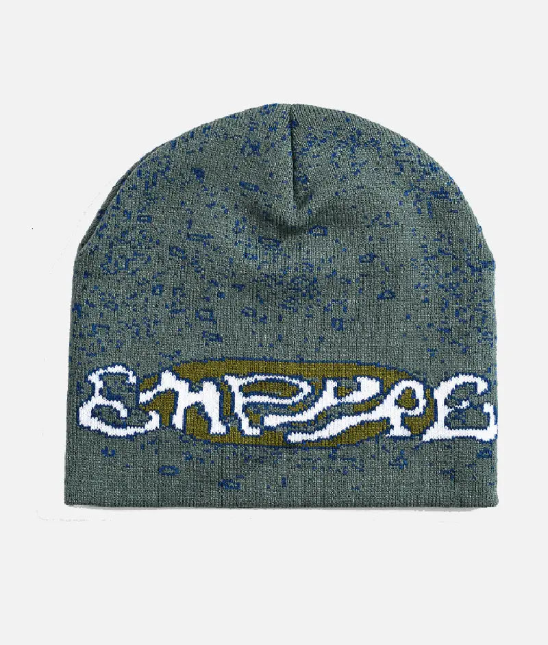 Empyre Wander Blue Skull Cap Beanie